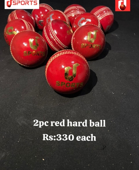 2pc Red hard Ball